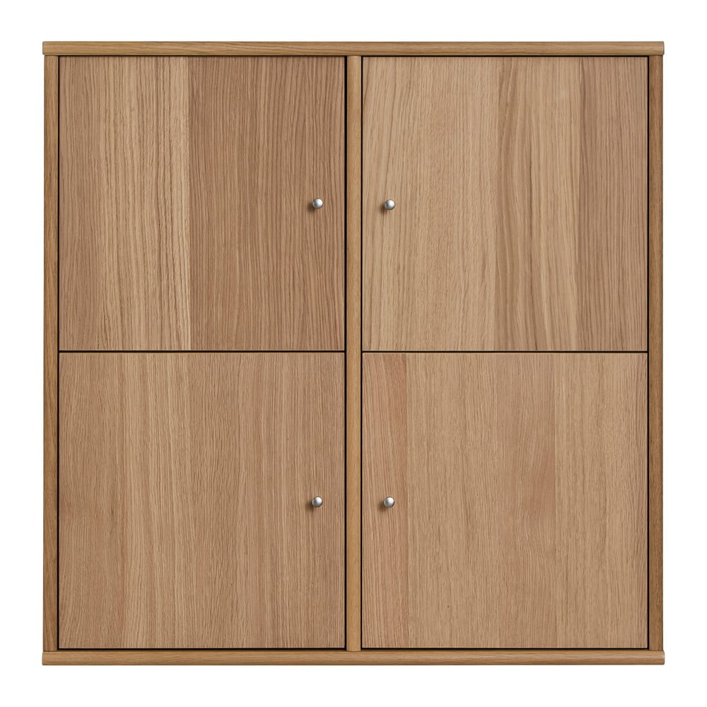 Bibliotecă în culoare naturală cu aspect de lemn de stejar suspendată 70x70 cm Mistral – Hammel Furniture Bibliotecă în culoare naturală cu aspect de lemn de stejar suspendată 70x70 cm Mistral – Hammel Furniture