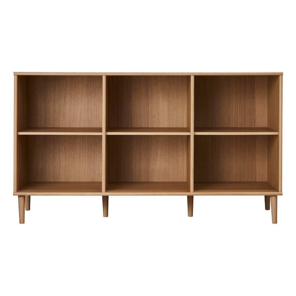 Bibliotecă în culoare naturală cu aspect de lemn de stejar 133x75 cm Mistral – Hammel Furniture Bibliotecă în culoare naturală cu aspect de lemn de stejar 133x75 cm Mistral – Hammel Furniture