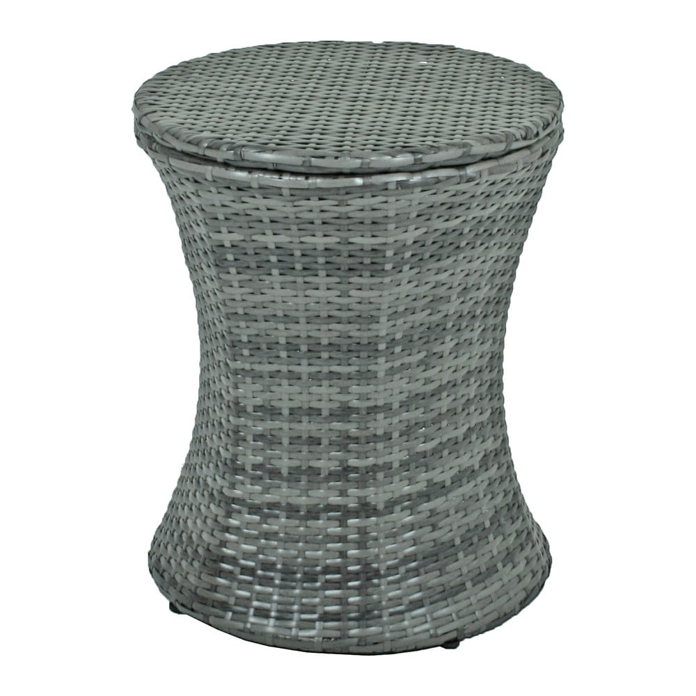 Masă rotundă de bar de grădină din rattan artificial ø 45 cm Mumbai - Garden Pleasure Masă rotundă de bar de grădină din rattan artificial ø 45 cm Mumbai - Garden Pleasure
