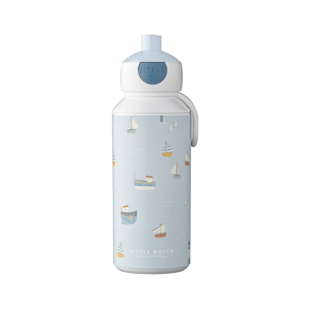Sticlă pentru copii albă/albastru-deschis 400 ml Sailors bay – Mepal Sticlă pentru copii albă/albastru-deschis 400 ml Sailors bay – Mepal