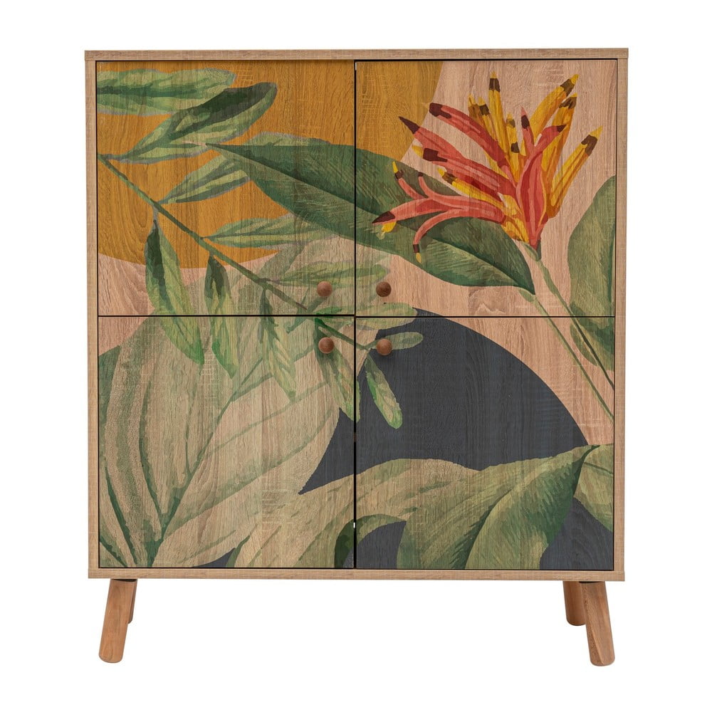 Dulap în culoare naturală cu aspect de lemn de stejar 95x111 cm Multilux – Kalune Design Dulap în culoare naturală cu aspect de lemn de stejar 95x111 cm Multilux – Kalune Design