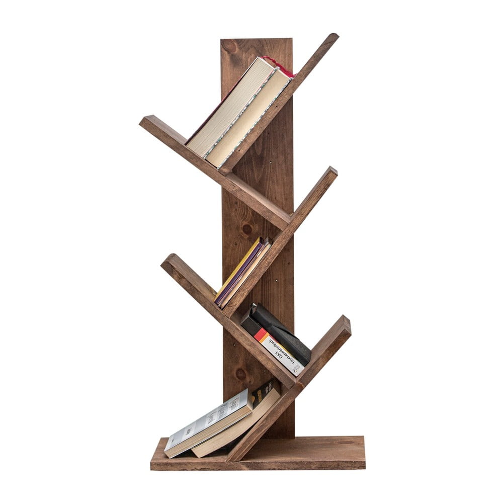 Etajeră în culoare naturală cu aspect de lemn de nuc 35x90 cm Cemo – Kalune Design Etajeră în culoare naturală cu aspect de lemn de nuc 35x90 cm Cemo – Kalune Design