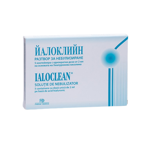 Ialoclean solutie pentru nebulizari 2ml, 5 monodoze, Farma-Derma Ialoclean solutie pentru nebulizari 2ml, 5 monodoze, Farma-Derma