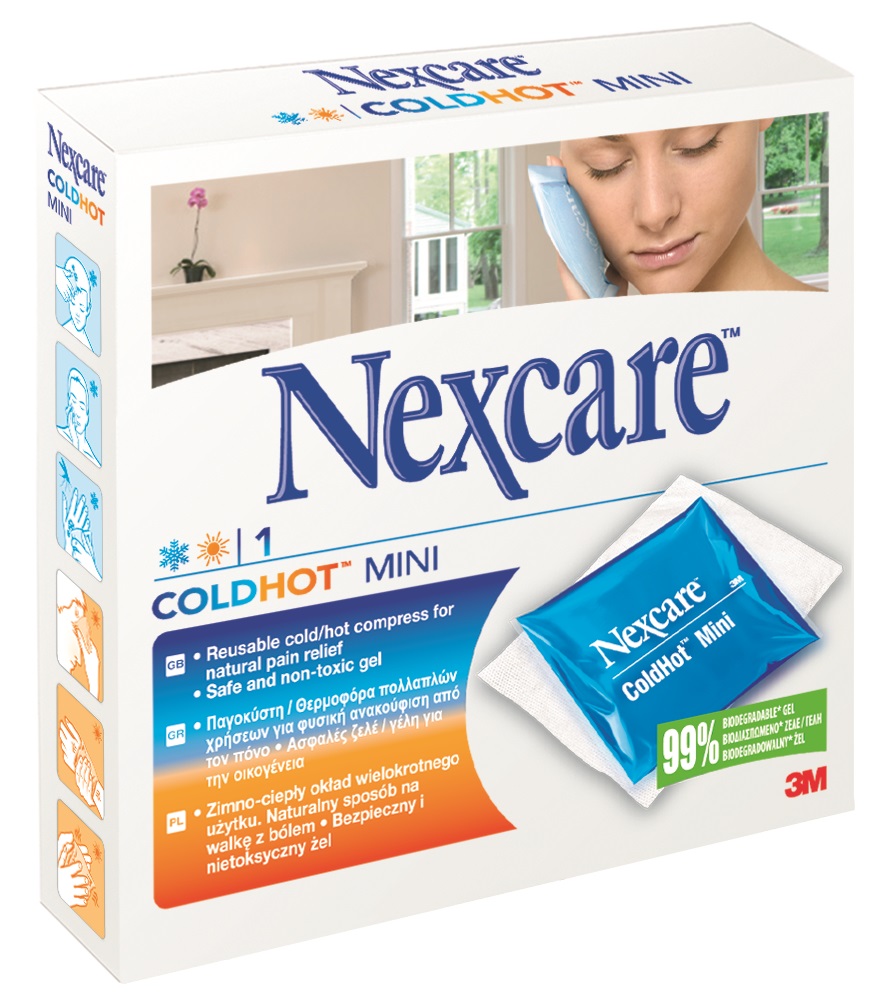 Compresa ColdHot Mini pentru terapie cald/rece, 10x26 cm, Nexcare Compresa ColdHot Mini pentru terapie cald/rece, 10x26 cm, Nexcare
