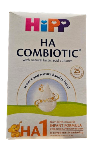 Lapte praf HA 1 Combiotic lapte de inceput de la nastere, 350 g, HiPP