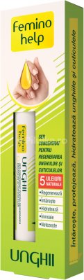 Ser pentru regenerarea unghiilor si cuticulelor Femino help, 2 ml, Zdrovit Ser pentru regenerarea unghiilor si cuticulelor Femino help, 2 ml, Zdrovit