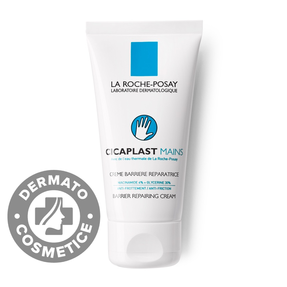 Crema reparatoare de maini pentru piele uscata si deteriorata Cicaplast, 50ml, La Roche-Posay Crema reparatoare de maini pentru piele uscata si deteriorata Cicaplast, 50ml, La Roche-Posay