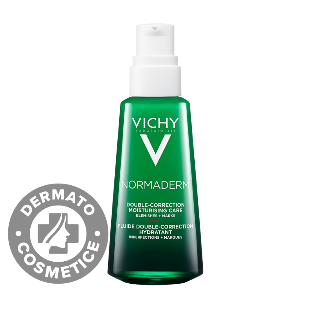 Crema hidratanta cu acid salicilic pentru ten gras cu tendinta acneica Normaderm, 50ml, Vichy Crema hidratanta cu acid salicilic pentru ten gras cu tendinta acneica Normaderm, 50ml, Vichy