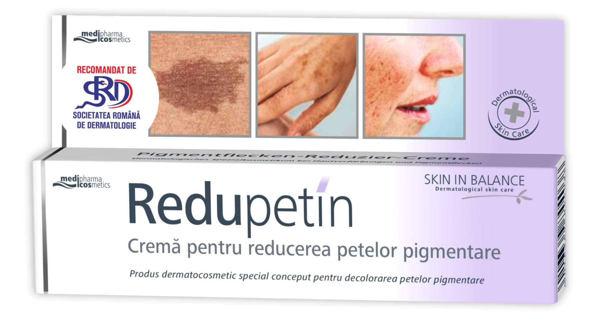 Crema pentru reducerea petelor pigmentare Redupetin, 20ml, Zdrovit Crema pentru reducerea petelor pigmentare Redupetin, 20ml, Zdrovit