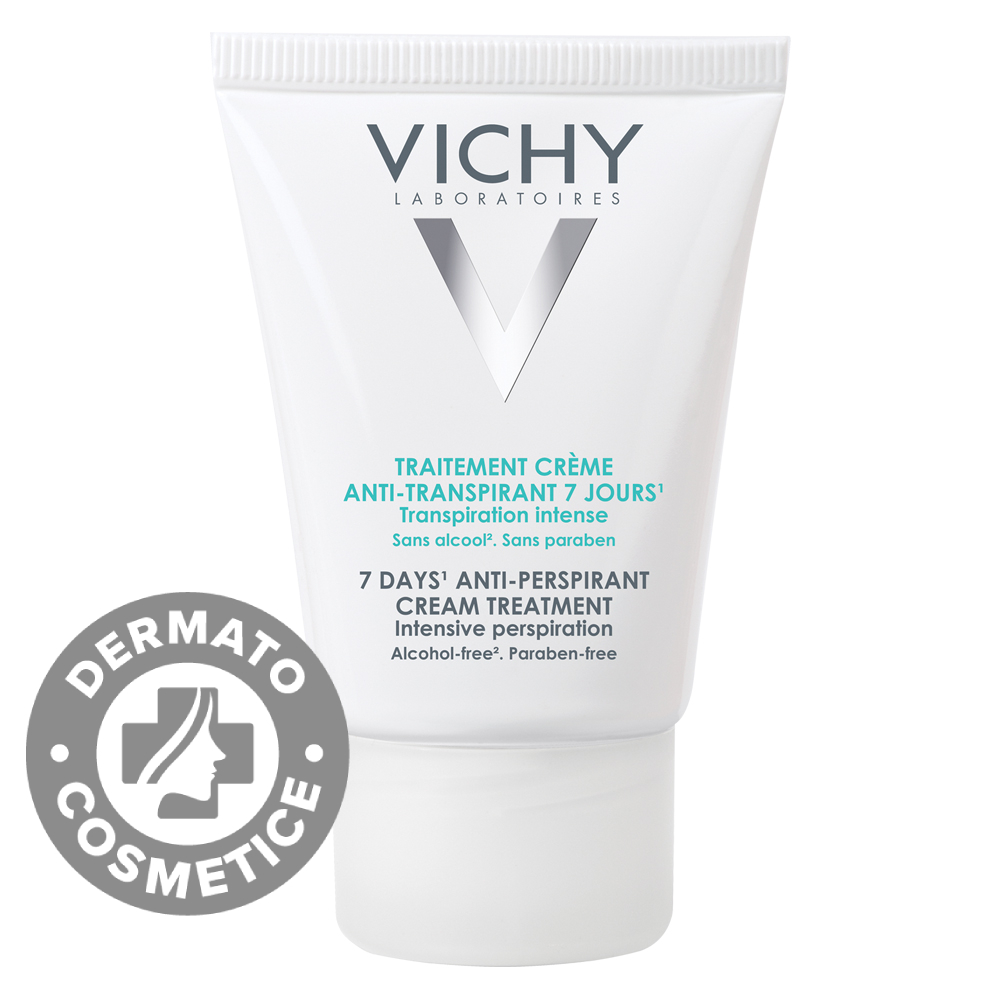 Deodorant crema impotriva transpiratiei abundente, eficacitate 7 zile, 30ml, Vichy Deodorant crema impotriva transpiratiei abundente, eficacitate 7 zile, 30ml, Vichy