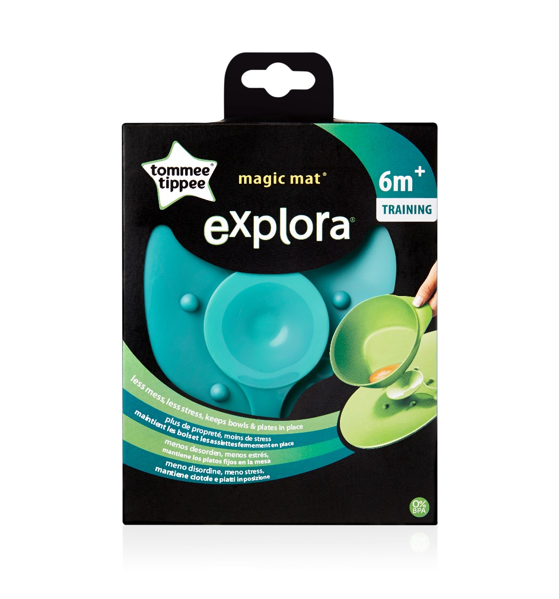 Covoras Antiderapant Explora 7luni+ Turcoaz, 1 bucata, Tommee Tippee Covoras Antiderapant Explora 7luni+ Turcoaz, 1 bucata, Tommee Tippee