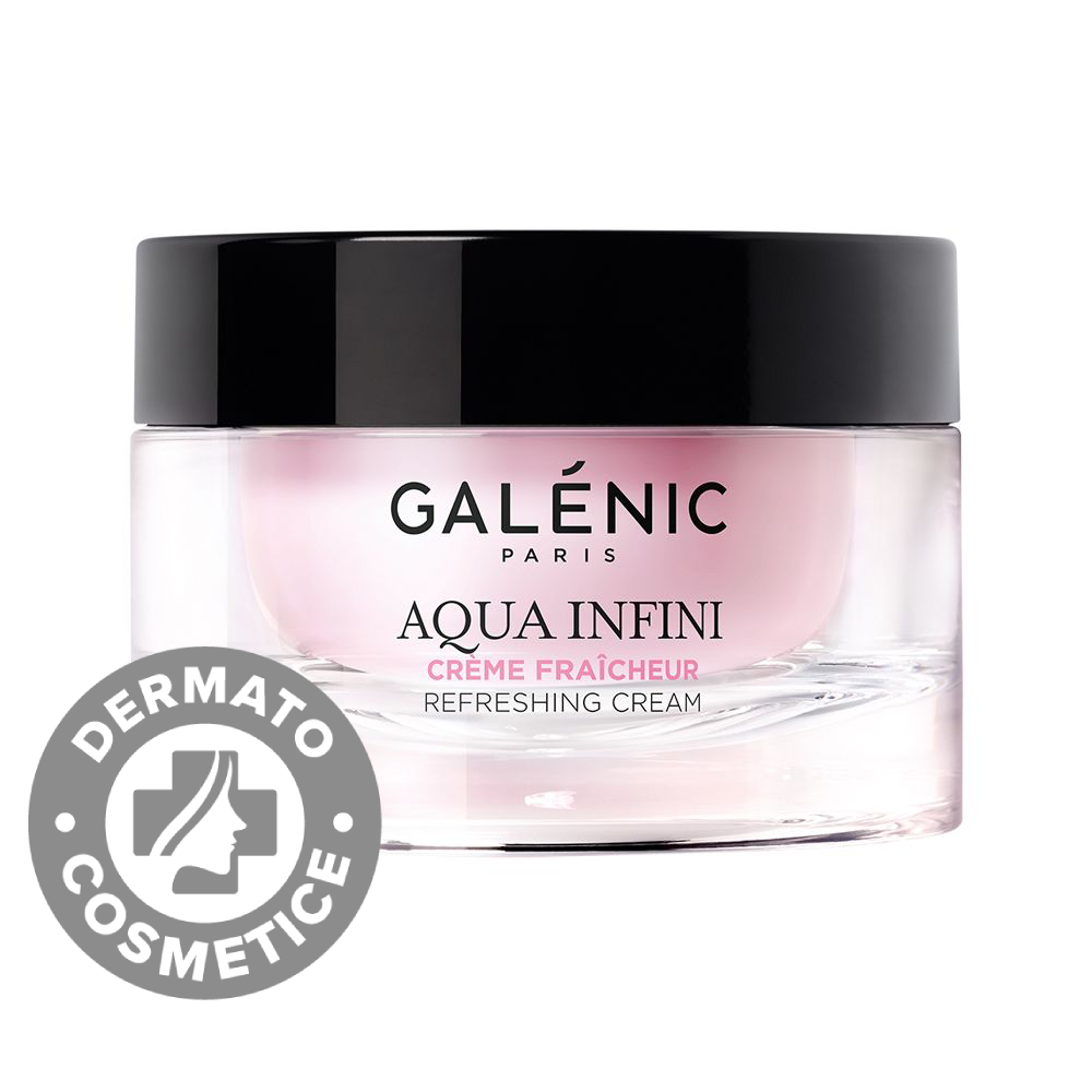 Crema reconfortanta pentru ten normal-uscat Aqua Infini, 50 ml, Galenic Crema reconfortanta pentru ten normal-uscat Aqua Infini, 50 ml, Galenic
