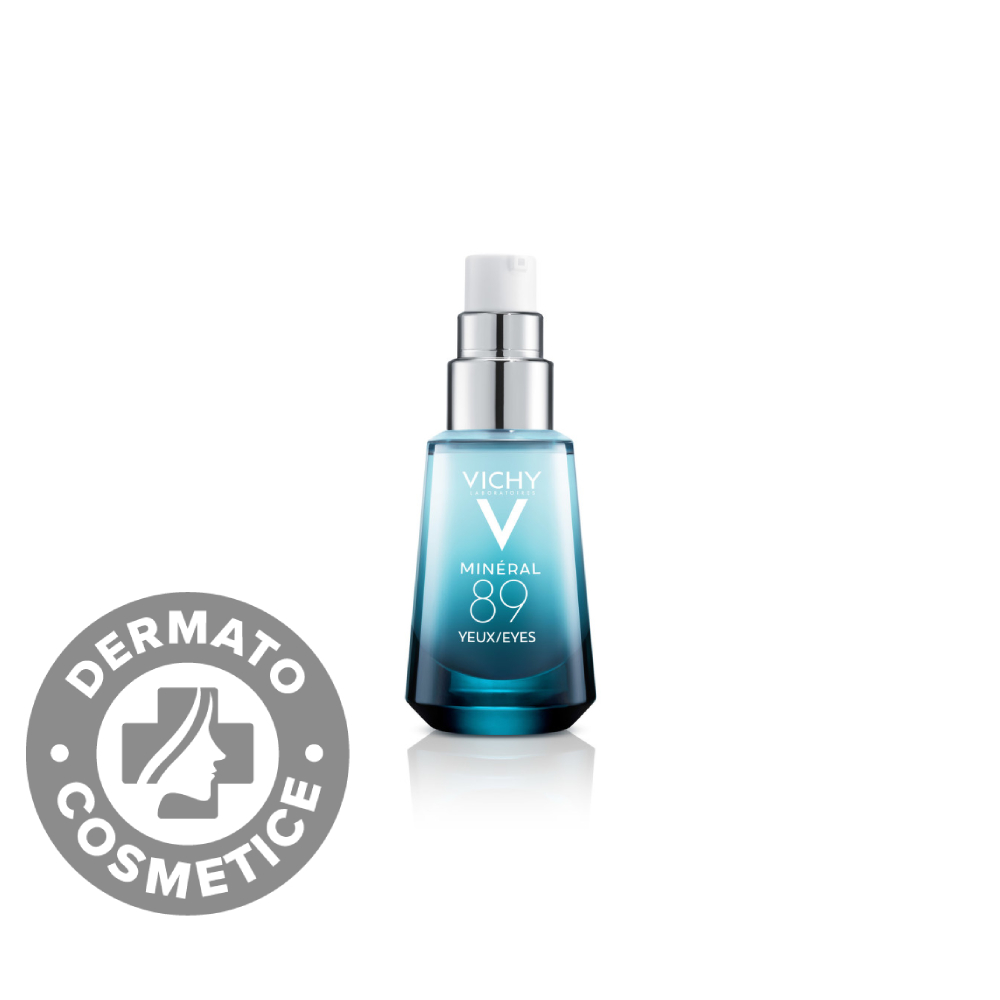 Gel reparator pentru conturul ochilor cu acid hialuronic Mineral 89, 15ml, Vichy Gel reparator pentru conturul ochilor cu acid hialuronic Mineral 89, 15ml, Vichy