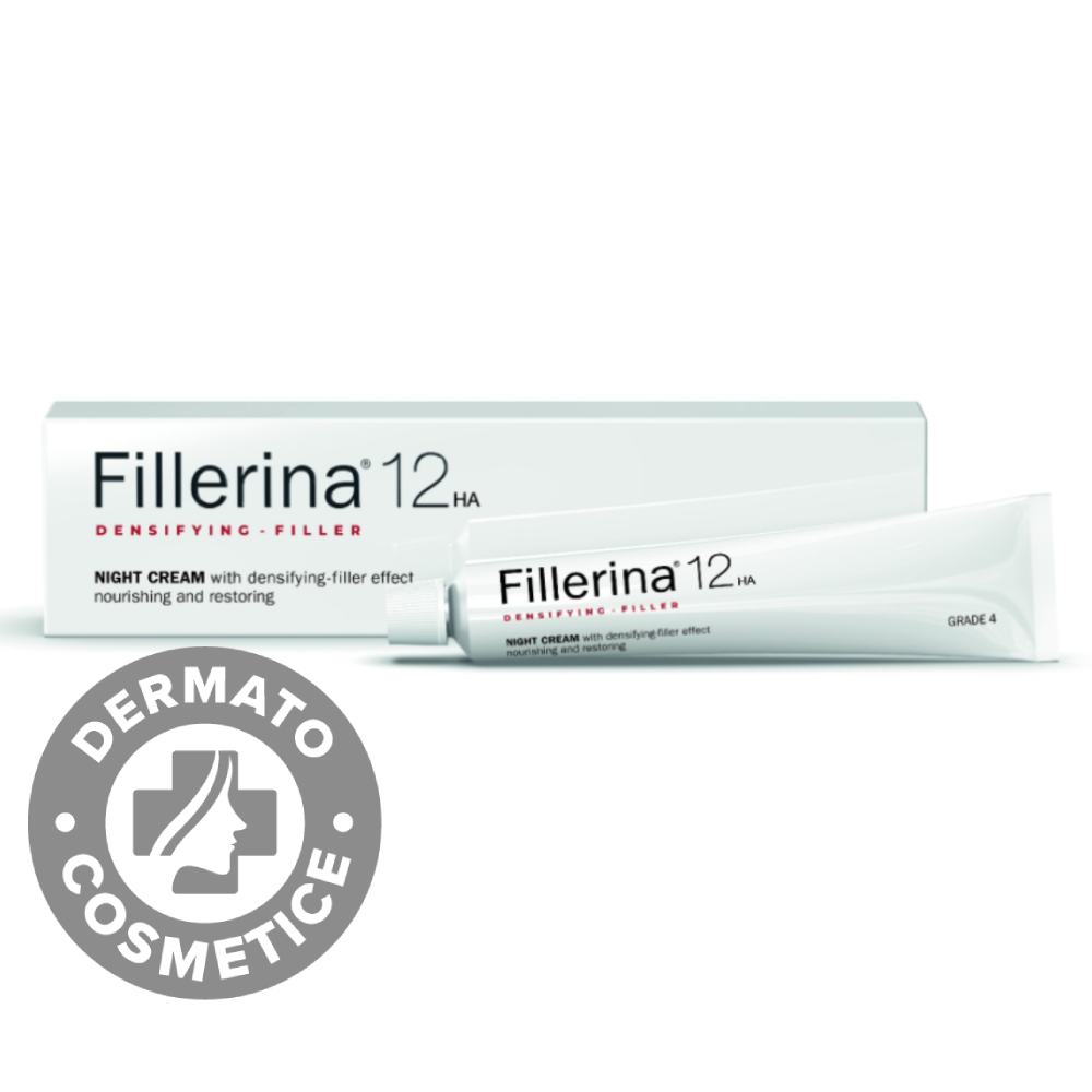 Crema de noapte cu efect de umplere 12HA Densifying Grad 4 Fillerina, 50ml, Labo Crema de noapte cu efect de umplere 12HA Densifying Grad 4 Fillerina, 50ml, Labo