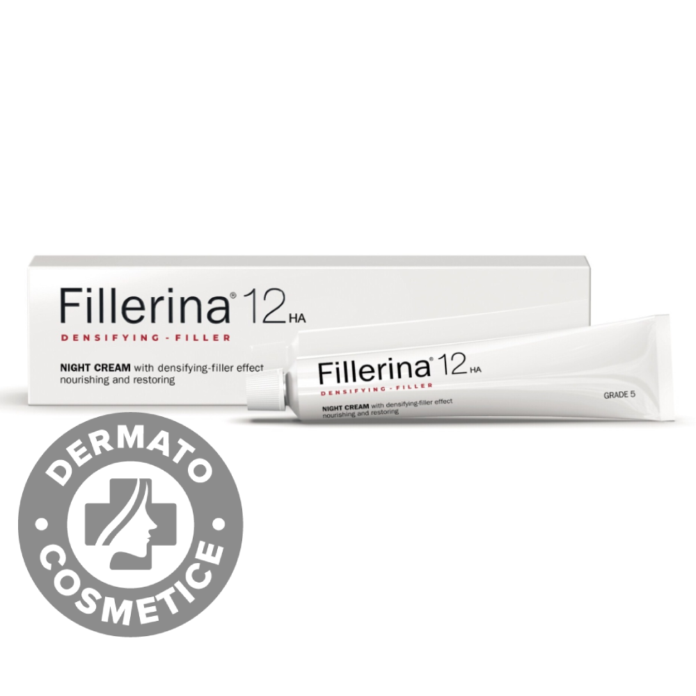 Crema de noapte Grad 5 12HA Densifying Filler Fillerina, 50ml, Labo Crema de noapte Grad 5 12HA Densifying Filler Fillerina, 50ml, Labo