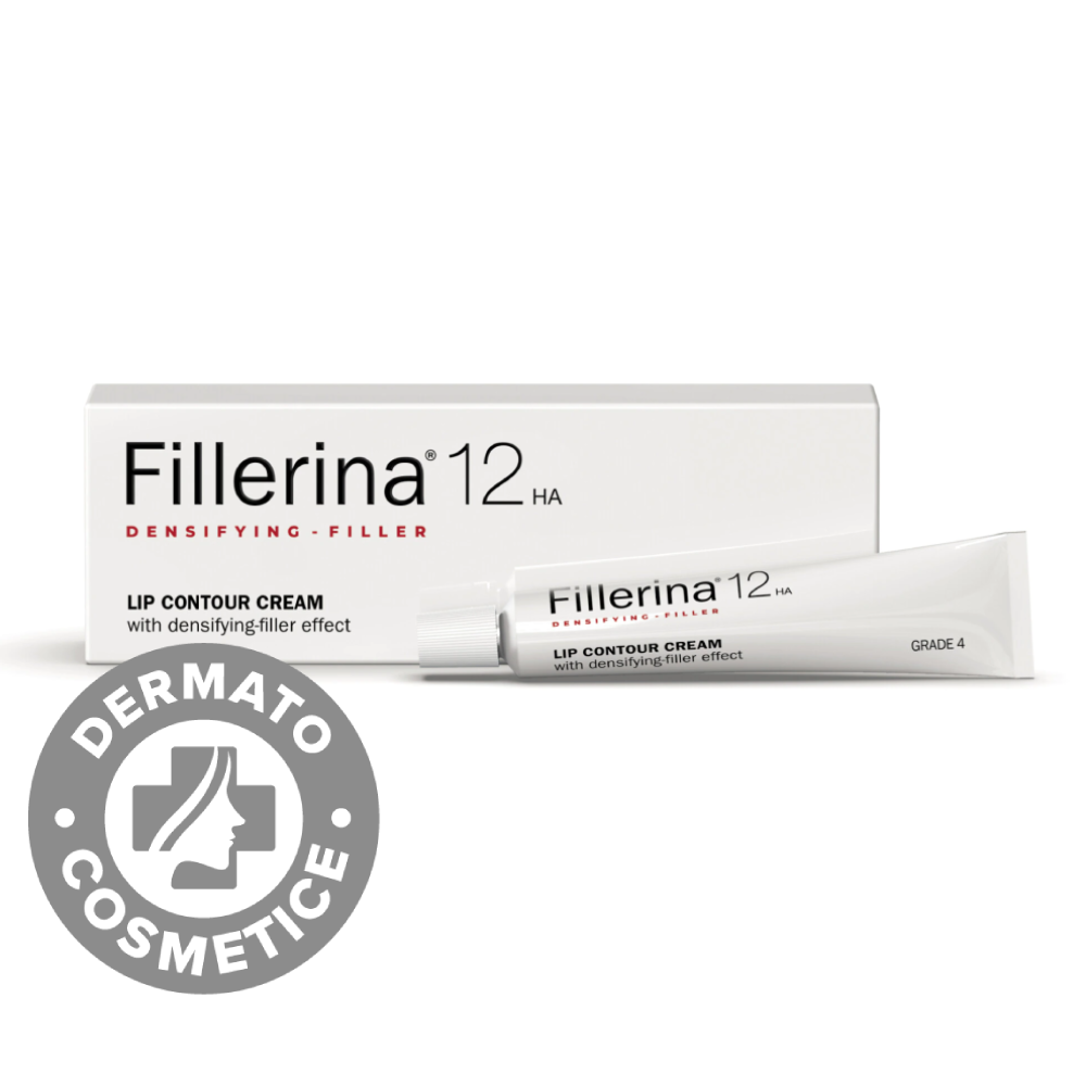 Crema pentru conturul buzelor Grad 4 12HA Densifying Filler Fillerina, 15ml, Labo Crema pentru conturul buzelor Grad 4 12HA Densifying Filler Fillerina, 15ml, Labo