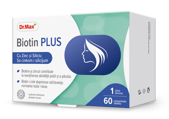 Dr. Max Biotin Plus, 60 comprimate filmate