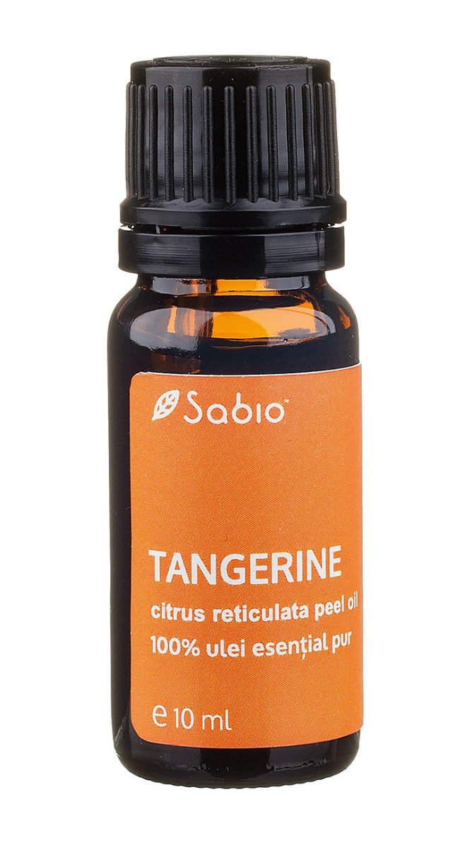 Ulei esential pur tangerine (citrus reticulata peel oil), 10ml, Sabio Ulei esential pur tangerine (citrus reticulata peel oil), 10ml, Sabio