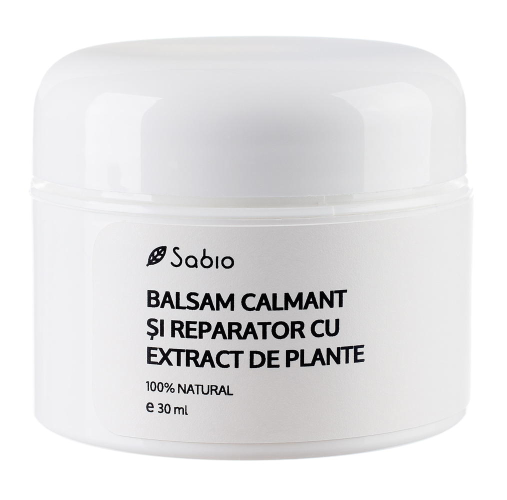 Balsam calmant si reparator cu extract din plante, 30ml, Sabio Balsam calmant si reparator cu extract din plante, 30ml, Sabio