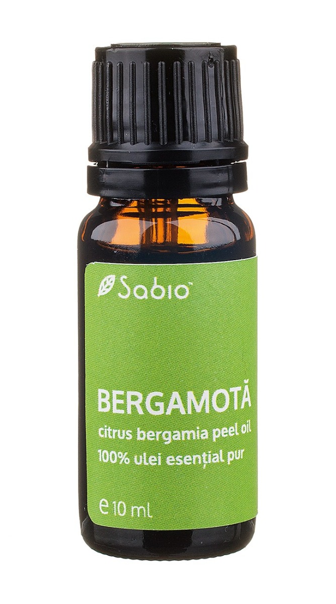 Ulei esential pur de Bergamota fara bergapten (citrus bergamia), 10ml, Sabio Ulei esential pur de Bergamota fara bergapten (citrus bergamia), 10ml, Sabio