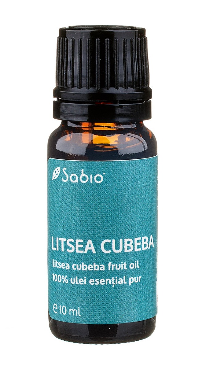 Ulei esential Listea Cubeba (litsea cubeba fruit), 10ml, Sabio Ulei esential Listea Cubeba (litsea cubeba fruit), 10ml, Sabio