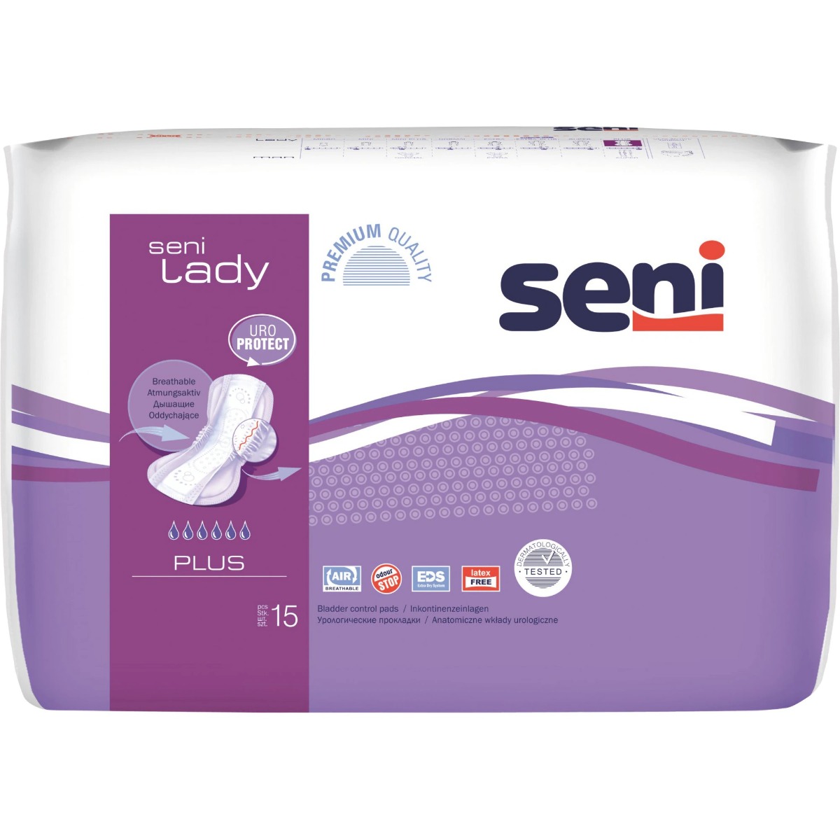 Absorbante pentru incontinenta Seni Lady Plus, 15 bucati, Seni Absorbante pentru incontinenta Seni Lady Plus, 15 bucati, Seni