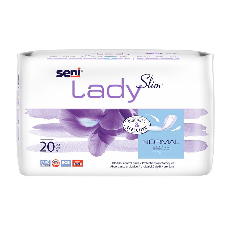 Absorbante pentru incontinenta Seni Lady Normal, 20 bucati, Seni Absorbante pentru incontinenta Seni Lady Normal, 20 bucati, Seni