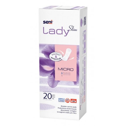 Absorbante pentru incontinenta urinara Lady Micro, 20 bucati, Seni Absorbante pentru incontinenta urinara Lady Micro, 20 bucati, Seni