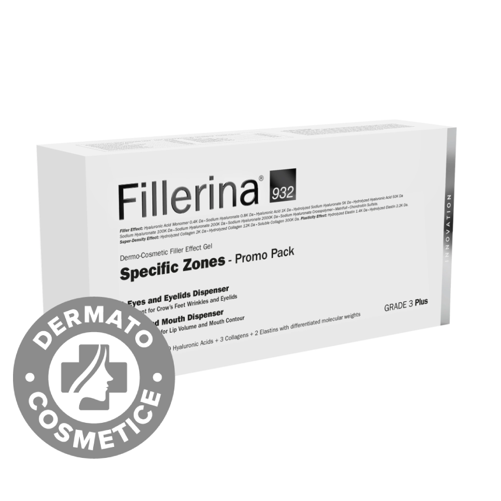 Pachet Tratament pentru ochi si pleoape Fillerina 15ml + Tratament pentru buze si conturul buzelor 7ml 932 Grad 3 Plus, Labo Pachet Tratament pentru ochi si pleoape Fillerina 15ml + Tratament pentru buze si conturul buzelor 7ml 932 Grad 3 Plus, Labo