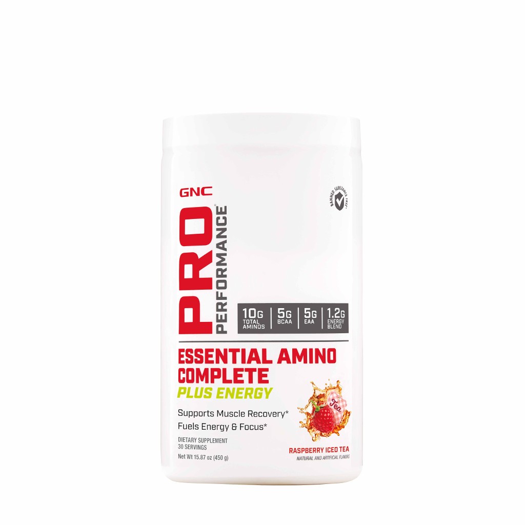 Aminoacizi cu aroma de ceai de zmeura Pro Performance, 450g, GNC Aminoacizi cu aroma de ceai de zmeura Pro Performance, 450g, GNC