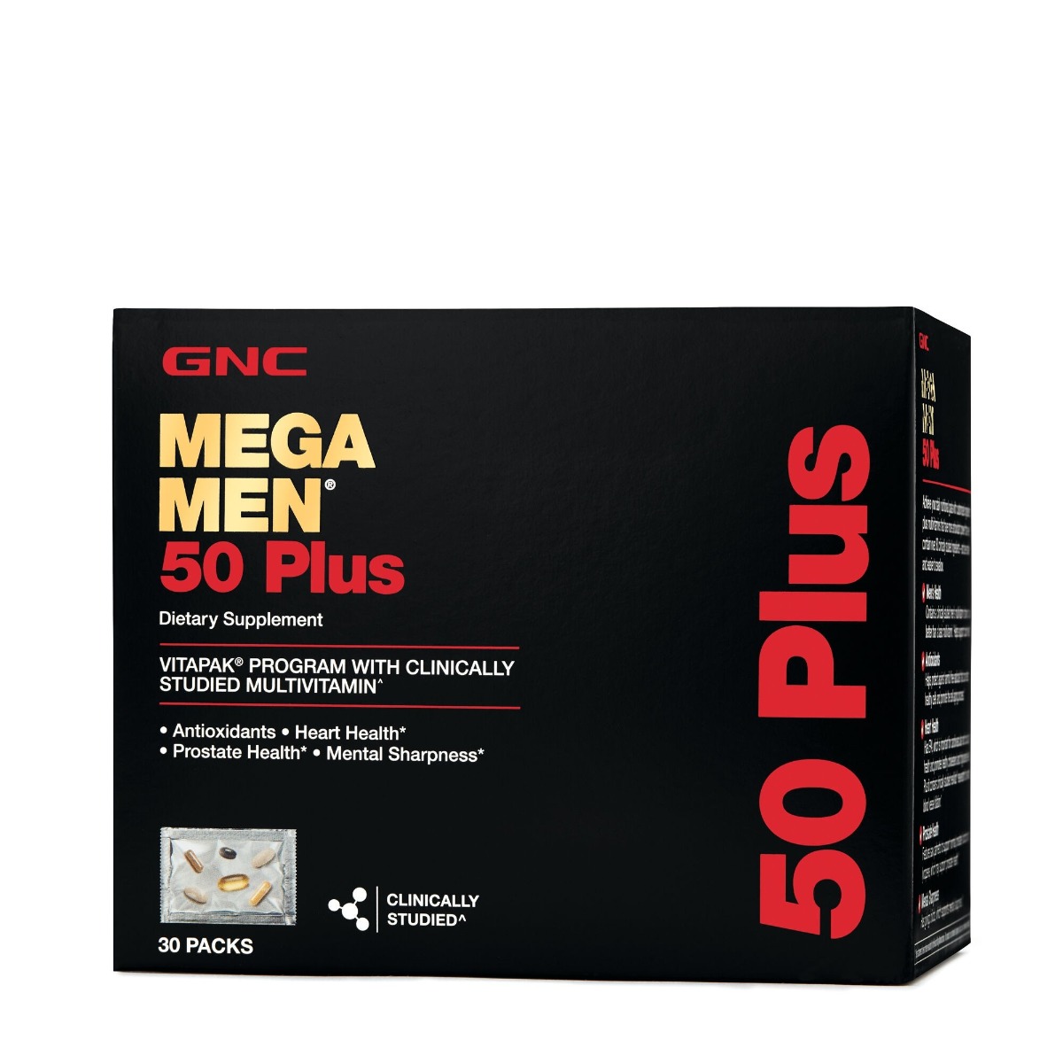 Complex de multivitamine pentru barbati Vitapak 50 Plus, 30 pachetele, GNC Complex de multivitamine pentru barbati Vitapak 50 Plus, 30 pachetele, GNC