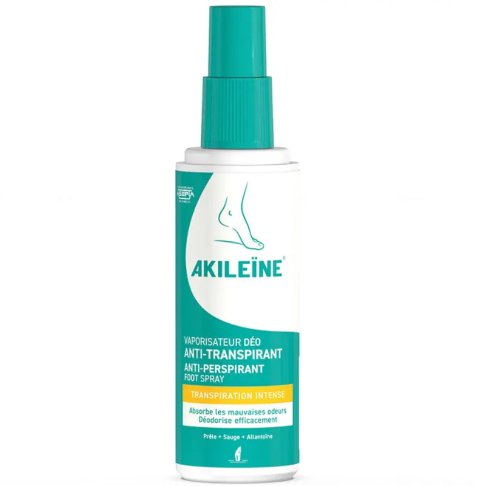 Deodorant impotriva transpiratiei picioarelor Akileine Vapo Deo, 100ml, Asepta Deodorant impotriva transpiratiei picioarelor Akileine Vapo Deo, 100ml, Asepta