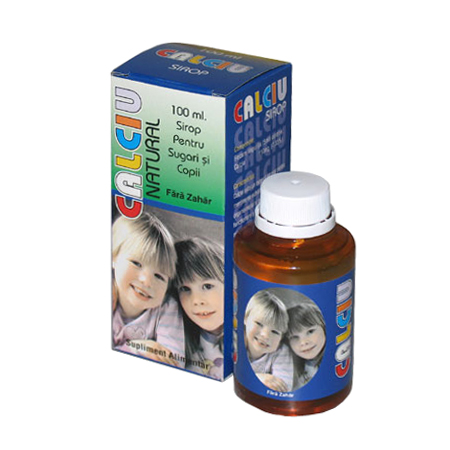 Sirop Calciu pentru sugari si copii, 150 ml, Natural Pharmaceuticals Sirop Calciu pentru sugari si copii, 150 ml, Natural Pharmaceuticals