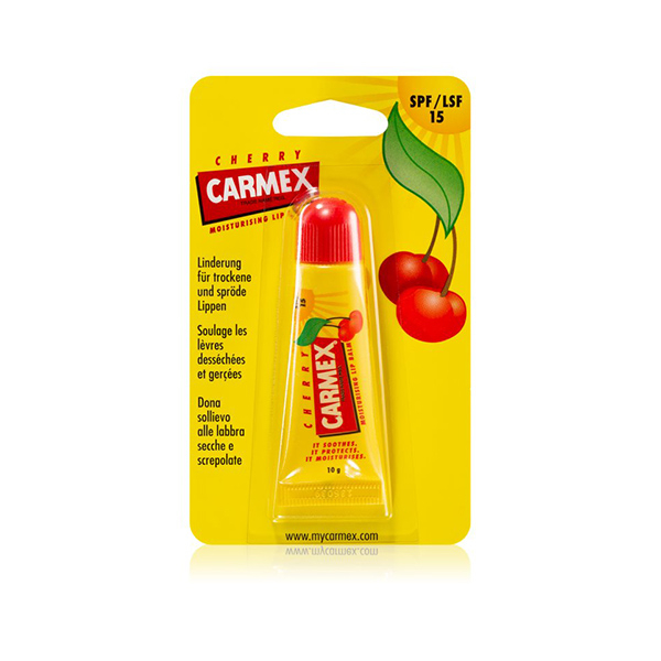 Balsam reparator pentru buze uscate si crapate cu aroma de cirese, 10g, Carmex Balsam reparator pentru buze uscate si crapate cu aroma de cirese, 10g, Carmex