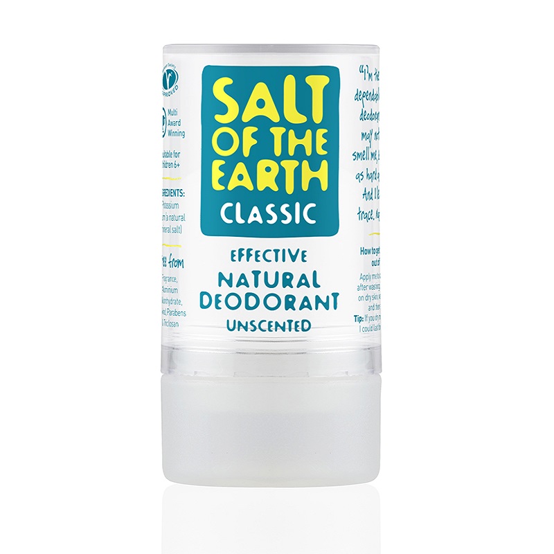 Deodorant natural fara miros Salt Of The Earth, 90ml, Crystal Spring Deodorant natural fara miros Salt Of The Earth, 90ml, Crystal Spring