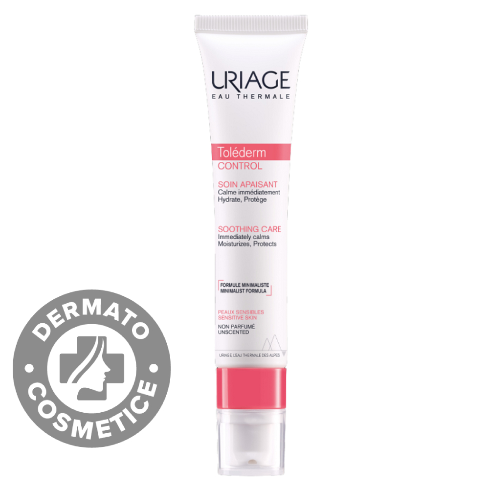 Crema calmanta cu textura lejera Tolederm Control, 40ml, Uriage Crema calmanta cu textura lejera Tolederm Control, 40ml, Uriage