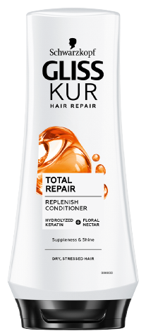Balsam Total Repair 19 pentru par uscat si deteriorat, 200ml, Gliss Balsam Total Repair 19 pentru par uscat si deteriorat, 200ml, Gliss