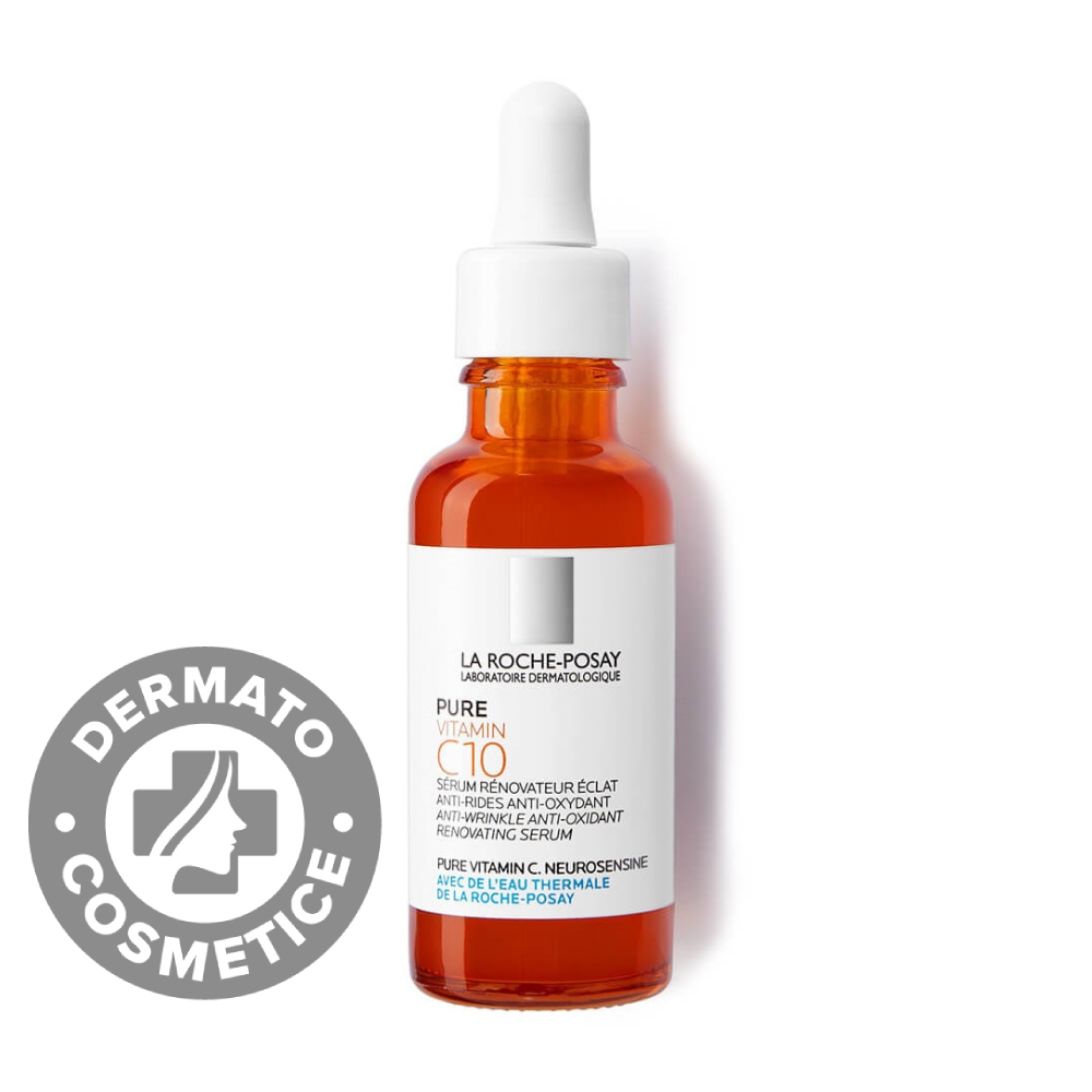 Ser antirid si antioxidant cu Vitamina C 10 Pura, 30ml, La Roche-Posay