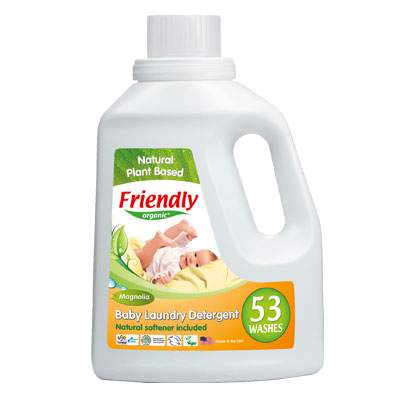 Detergent lichid automat pentru rufe cu magnolie, 1567ml, Friendy Organic Detergent lichid automat pentru rufe cu magnolie, 1567ml, Friendy Organic