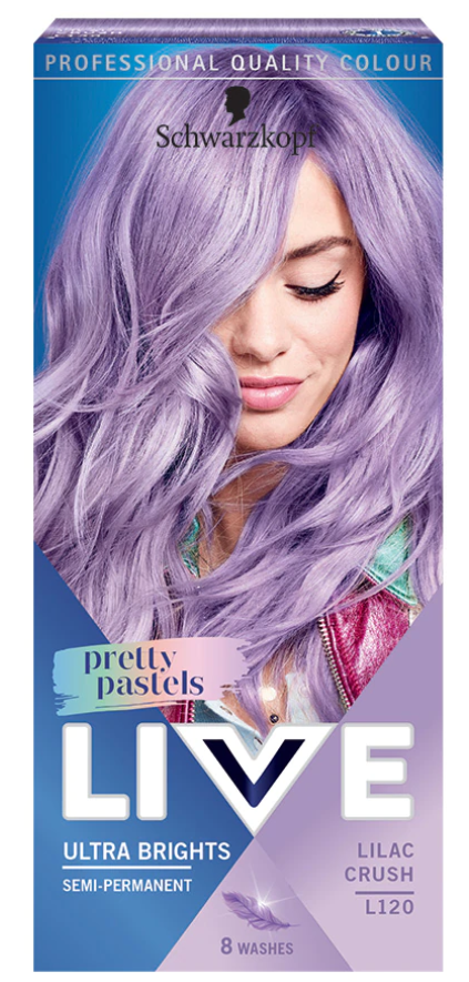 Vopsea de par semi-permanenta Pretty Pastels Liliac Blush P120, 65ml, Live Vopsea de par semi-permanenta Pretty Pastels Liliac Blush P120, 65ml, Live