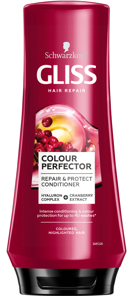 Balsam Colour Perfector pentru par vopsit nuantat sau cu suvite, 200ml, Gliss Balsam Colour Perfector pentru par vopsit nuantat sau cu suvite, 200ml, Gliss