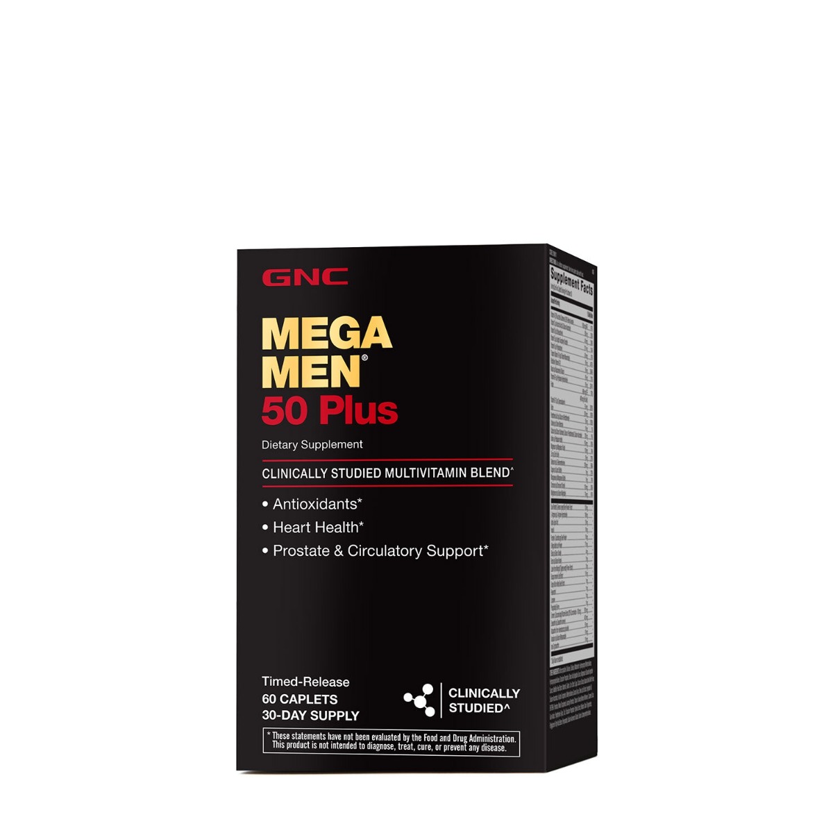 Complex de multivitamine pentru barbati Mega Men 50 Plus, 60 tablete, GNC Complex de multivitamine pentru barbati Mega Men 50 Plus, 60 tablete, GNC