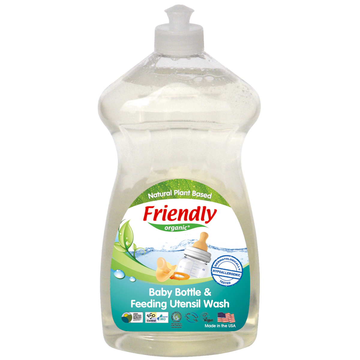 Detergent vase si biberoane fara miros, 739ml, Friendly Organic Detergent vase si biberoane fara miros, 739ml, Friendly Organic