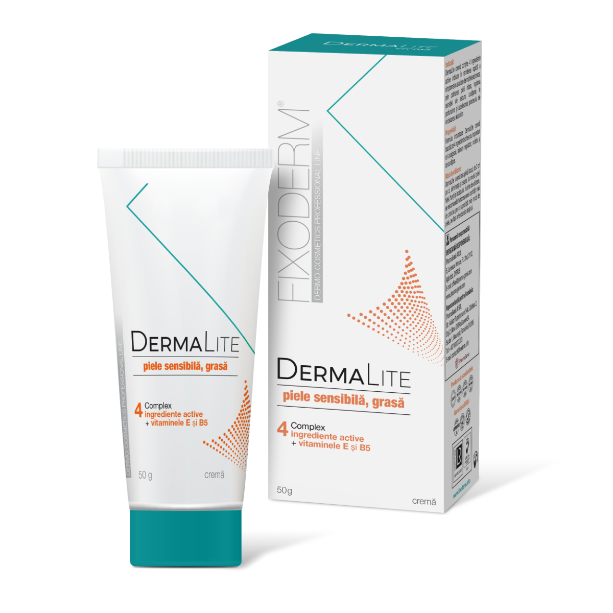 Crema pentru pielea sensibila si grasa DermaLite, 50g, PharmaGenix® Crema pentru pielea sensibila si grasa DermaLite, 50g, PharmaGenix®
