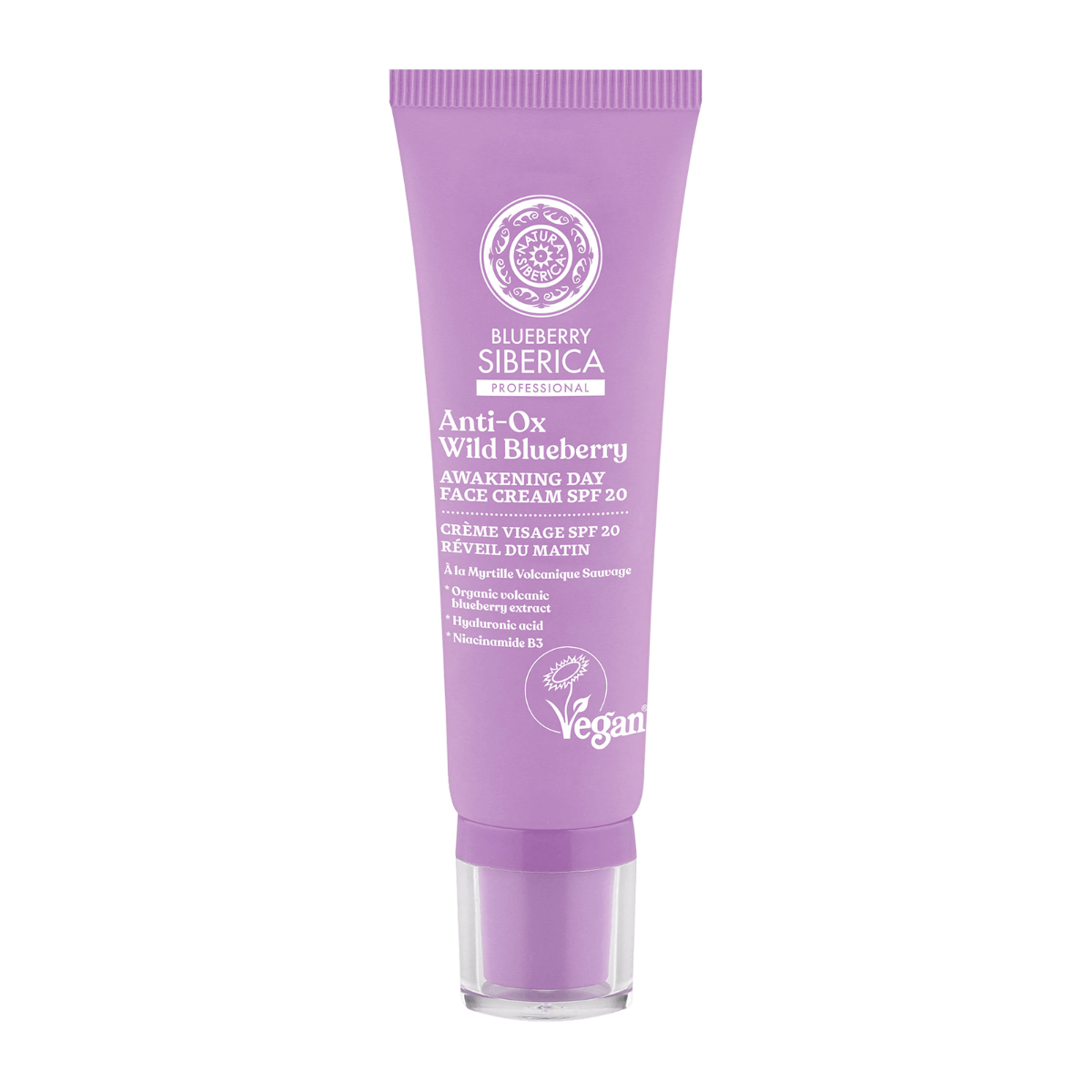 Crema de zi antioxidanta pentru fata cu afine SPF20, 50ml, Natura Siberica Crema de zi antioxidanta pentru fata cu afine SPF20, 50ml, Natura Siberica