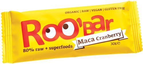 Baton raw cu maca si merisor Bio, 30g, Roobar