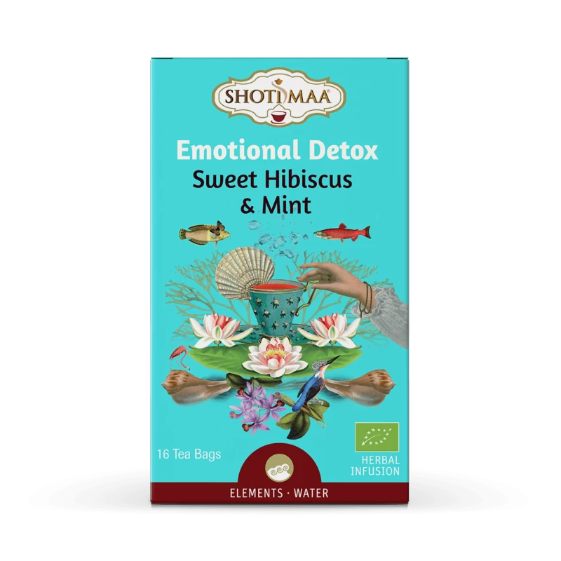 Ceai Elements Water Emotional Detox Bio, 16 plicuri, Shoti Maa Ceai Elements Water Emotional Detox Bio, 16 plicuri, Shoti Maa