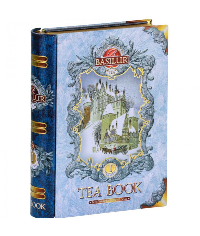 Ceai negru cu albastrele, iasomie si aroma de migdale prajite Tea Book Vol 1, 100g, Basilur Ceai negru cu albastrele, iasomie si aroma de migdale prajite Tea Book Vol 1, 100g, Basilur