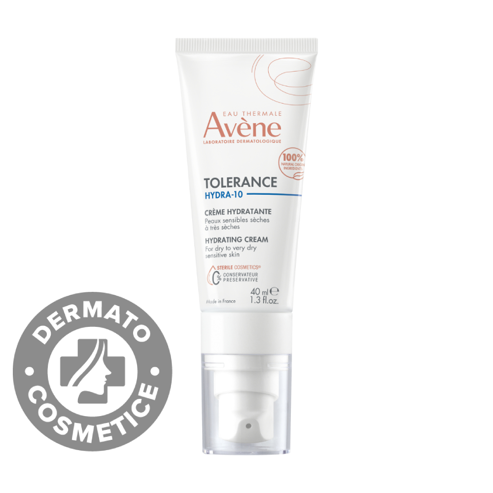 Crema hidratanta pentru pielea uscata Tolerance Hydra 10, 40ml, Avene Crema hidratanta pentru pielea uscata Tolerance Hydra 10, 40ml, Avene