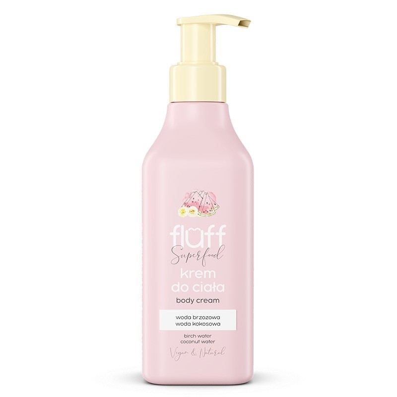 Crema de corp cu banane si pepene verde, 200ml, Fluff